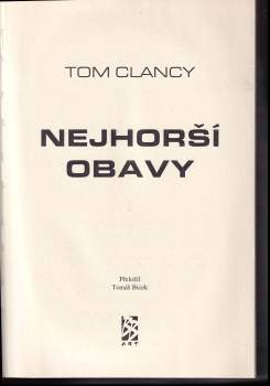 Tom Clancy: Nejhorší obavy