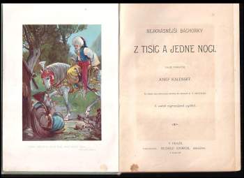 Josef Kalenský: Nejkrásnější báchorky z Tisíce a jedné noci