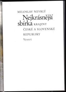 Miloslav Nevrlý: Nejkrásnější sbírka