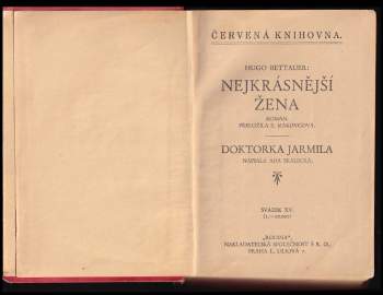 Hugo Bettauer: Nejkrásnější žena