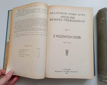 Václav Beneš-Třebízský: Nejlacinější vydání spisů V. Beneše Třebízského: Z různých dob - díl IX. - XV. + XVI. Královna Dagmar - historický román