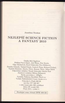 Robert Reed: Nejlepší science fiction a fantasy 2010