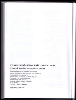 Vladimír Doležal: Nejoblíbenější moučníky naší rodiny