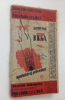Rudolf Janč: Nejobsažnější orientační Jančův Plán Velkého Brna (z r. 1937)