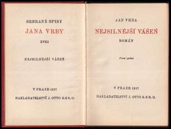 Jan Vrba: Nejsilnější vášeň