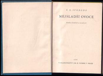 F. X Svoboda: Nejsladší ovoce