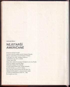 Václav Šolc: Nejstarší Američané