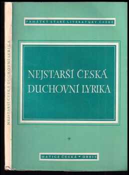 Nejstarší česká duchovní lyrika