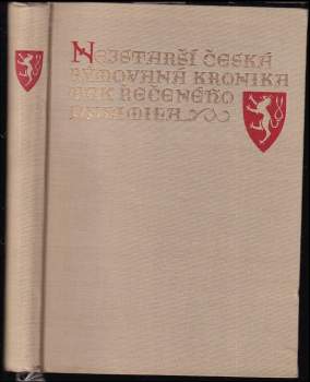 Nejstarší česká rýmovaná kronika tak řečeného Dalimila