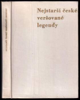 Nejstarší české veršované legendy