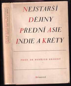 Nejstarší dějiny Přední Asie, Indie a Kréty