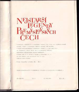 Nejstarší legendy přemyslovských Čech