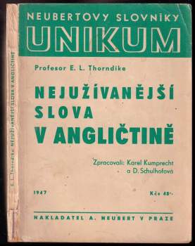 Nejužívanější slova v angličtině