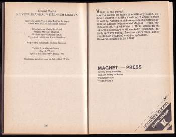 Eduard Martin: Největší skandál v dějinách lidstva