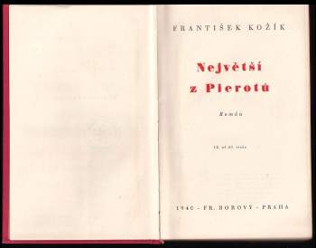 František Kožík: Největší z Pierotů