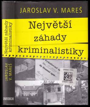 Jaroslav V Mareš: Největší záhady kriminalistiky