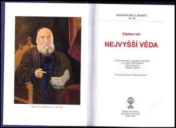 Eliphas Lévi: Nejvyšší věda