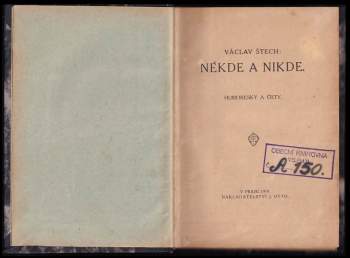 Václav Štech: Někde a nikde
