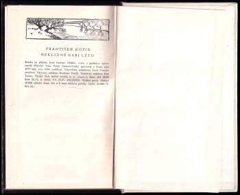 František Kožík: Neklidné babí léto