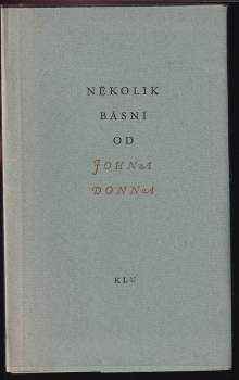Několik básní od Johna Donna