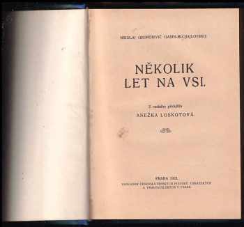 Nikolaj Georgijevič Garin-Michajlovskij: Několik let na vsi