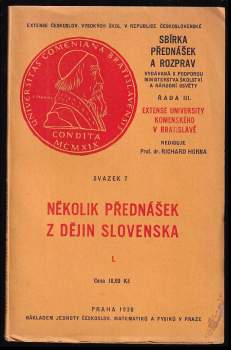 Několik přednášek z dějin Slovenska