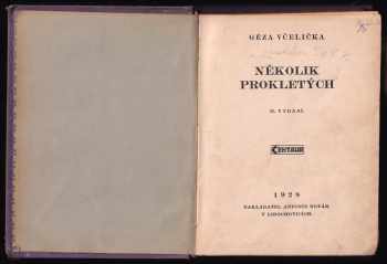 Géza Včelička: Několik prokletých