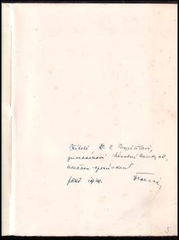 Jaroslav Preiss: Několik úvah z let 1905-1907