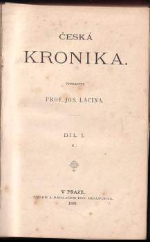 Josef Lacina: Česká kronika