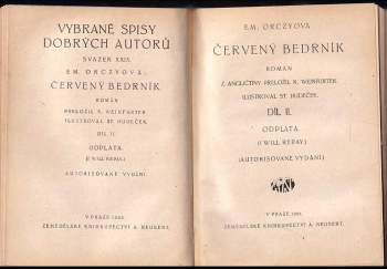 Emmuska Orczy: Červený bedrník I - VII KOMPLET
