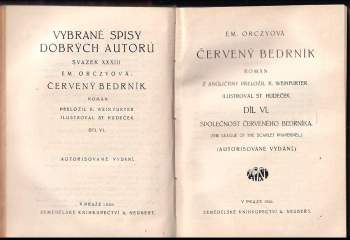 Emmuska Orczy: Červený bedrník I - VII KOMPLET