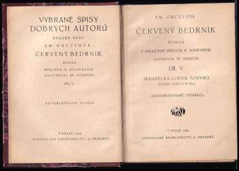 Emmuska Orczy: Červený bedrník I - VII KOMPLET