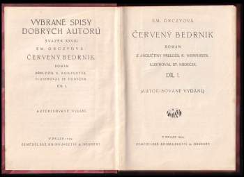 Emmuska Orczy: Červený bedrník