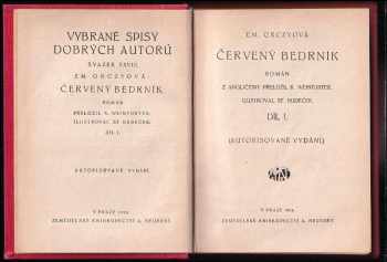 Emmuska Orczy: Červený bedrník I - VII KOMPLET