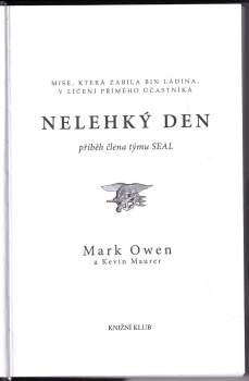 Mark Owen: Nelehký den