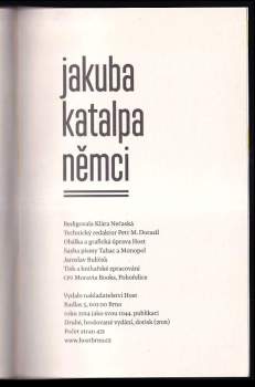 Jakuba Katalpa: Němci
