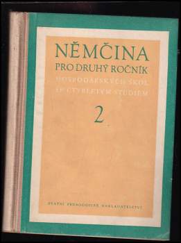 Němčina pro 2. ročník hospodářských škol se čtyrletým studiem