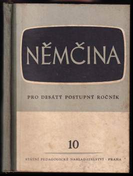 Němčina pro desátý postupný ročník škol všeobecně vzdělávacích