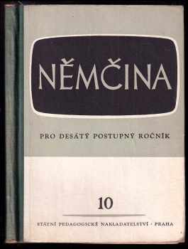 Němčina pro desátý postupný ročník škol všeobecně vzdělávacích