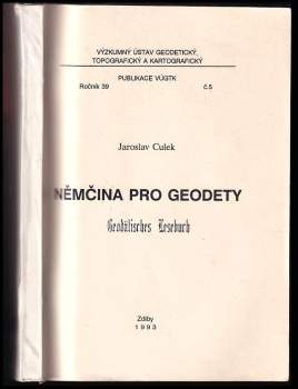 Němčina pro geodety