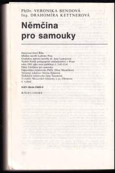 Drahomíra Kettnerová: Němčina pro samouky