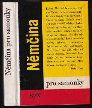 Němčina pro samouky - Štěpán Zapletal, Štefan Zapletal (1968, Státní pedagogické nakladatelství) - ID: 120330