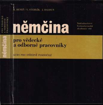 Libuše Bubeníková: Němčina pro vědecké a odborné pracovníky