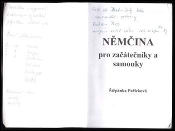 Štěpánka Pařízková: Němčina pro začátečníky a samouky
