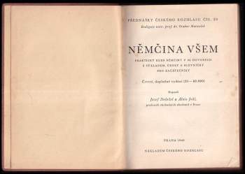 Alois Jokl: Němčina všem
