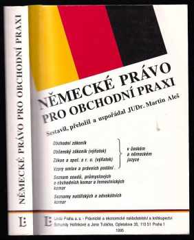 Martin Aleš: Německé právo pro obchodní praxi