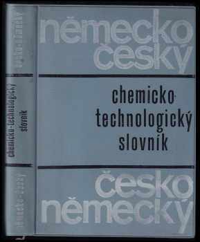 Jiří Gottwald: Německo-český a česko-německý chemicko-technologický slovník