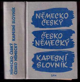 Německo-český a česko-německý kapesní slovník