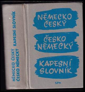 Německo-český a česko-německý kapesní slovník