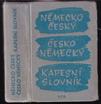 Německo-český a česko-německý kapesní slovník
